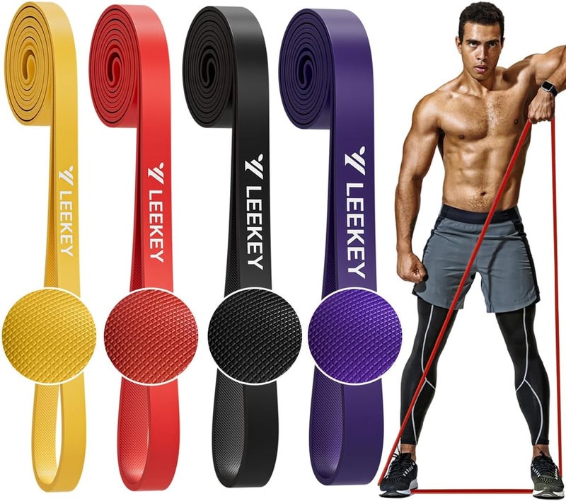 Leekey Resistance Bands, Exercise Bands,Pull Up Assist Bands - Bands for Working Out,Band for Men and Women Fitness Training, Physical Therapy,Home Workouts - Image 1